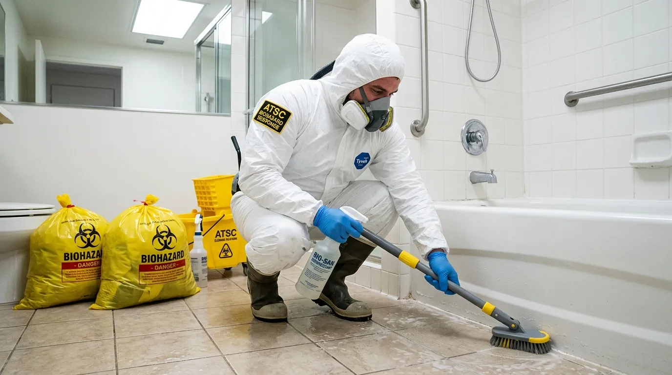 Decontamination equipment deployed for Blood Cleanup in Chino
